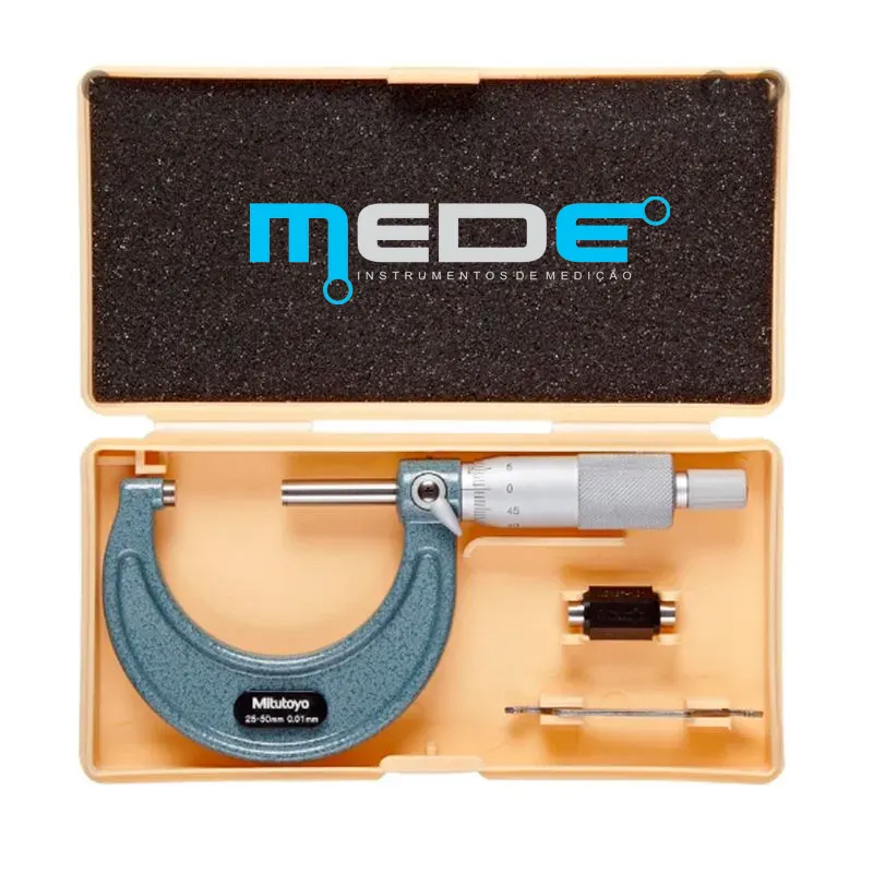 Micrômetro Externo Analógico 25-50mm (0,01) - Mitutoyo - 103-138 - Imagem 2