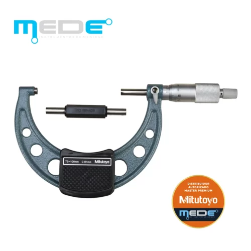 Micrômetro Externo Analógico 75-100mm (0,01) - Mitutoyo - 103-140-10