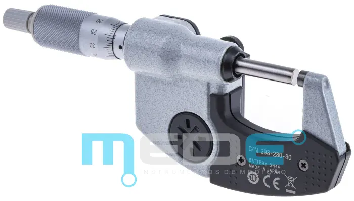 Micrômetro Externo Digital 0-25mm (0,001) com IP65 - Mitutoyo - 293-240-30 - Imagem 2