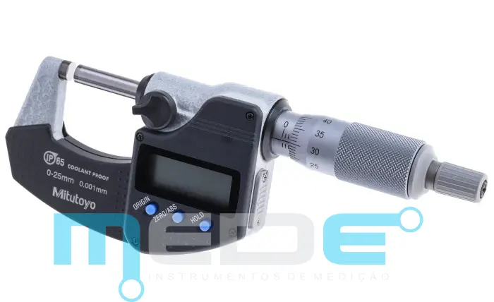 Micrômetro Externo Digital 0-25mm (0,001) com IP65 - Mitutoyo - 293-240-30 - Imagem 3