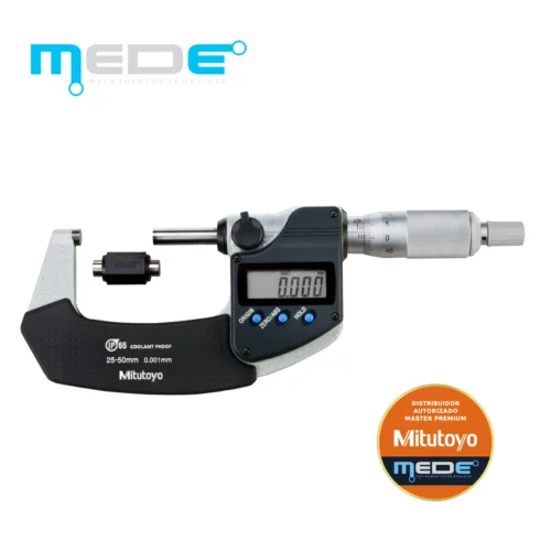 Micrômetro Externo Digital 25-50mm (0,001) com IP65 - Mitutoyo - 293-241-30