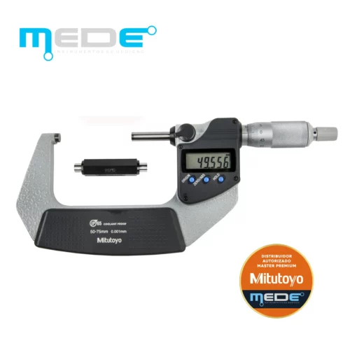 Micrômetro Externo Digital 50-75mm (0,001) com IP65 - Mitutoyo - 293-242-30