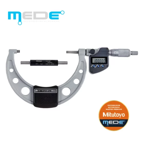 Micrômetro Externo Digital 125-150mm (0,001) com IP65 - Mitutoyo - 293-251-30