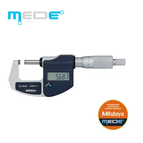 Micrômetro Externo Digital 0-25mm (0,001) - Mitutoyo - 293-821-30