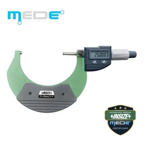 Micrômetro Externo Digital 75-100mm (0,001) - Insize - 3109-100A