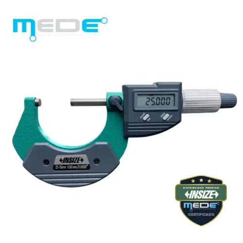Micrômetro Externo Digital 25-50mm (0,001) - Insize - 3109-50A