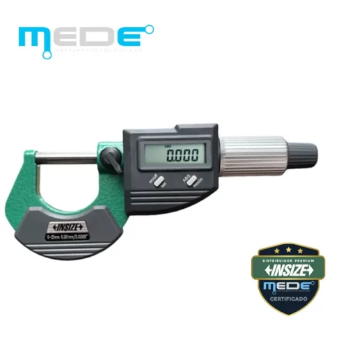 Micrômetro Externo Digital 0-25mm (0,001) - Insize - 3109-25A