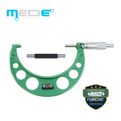 Micrômetro Externo Analógico 100-125mm (0,01) - Insize - 3203-125A