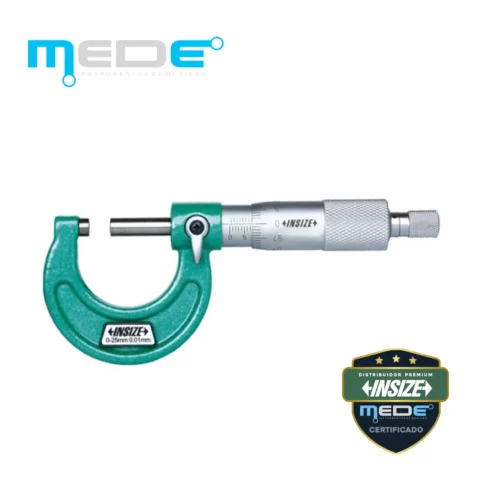 Micrômetro Externo Analógico 0-25mm (0,01) - Insize - 3203-25A