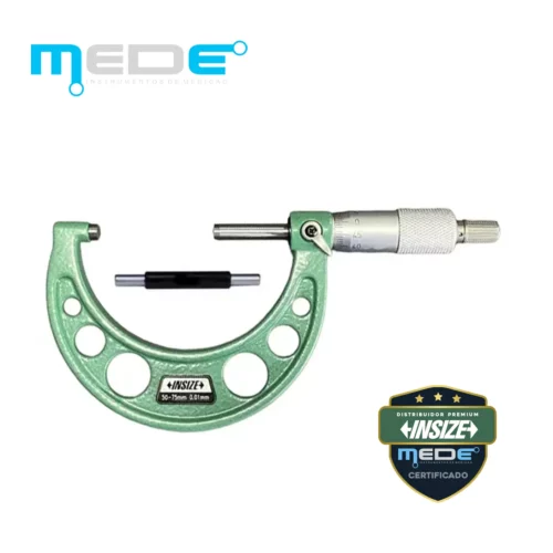 Micrômetro Externo Analógico 50-75mm (0,01) - Insize - 3203-75A
