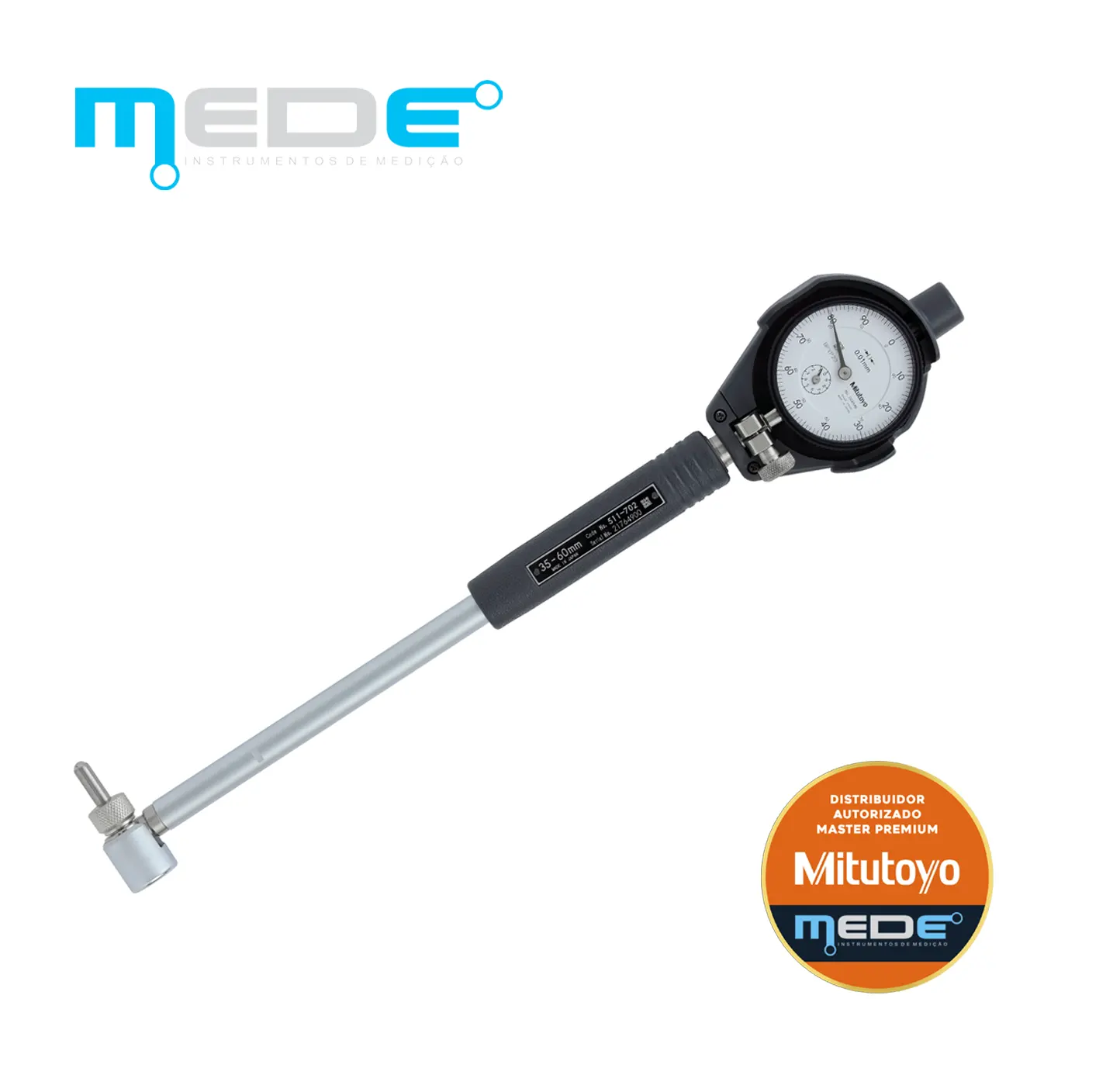 Comparador de Diâmetro Interno 35-60mm (0,01) - Mitutoyo - 511-712-20