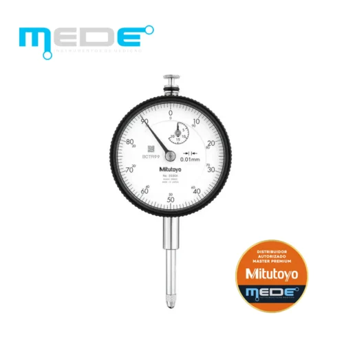 Relógio Comparador Analógico 20mm (0,01) - Mitutoyo - 2050A