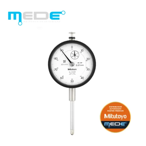 Relógio Comparador Analógico 30mm (0,01) - Mitutoyo - 2052A