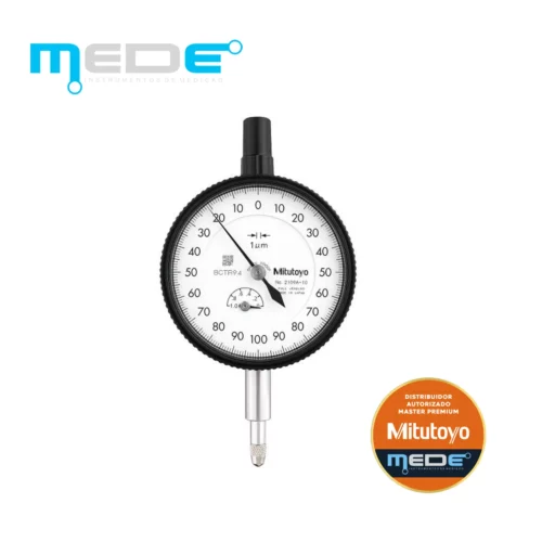 Relógio Comparador Analógico 1mm (0,001) - Mitutoyo - 2109A-10